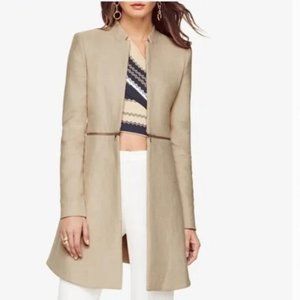 BCBGMaxAzria Arelia Long Blazer in Tan